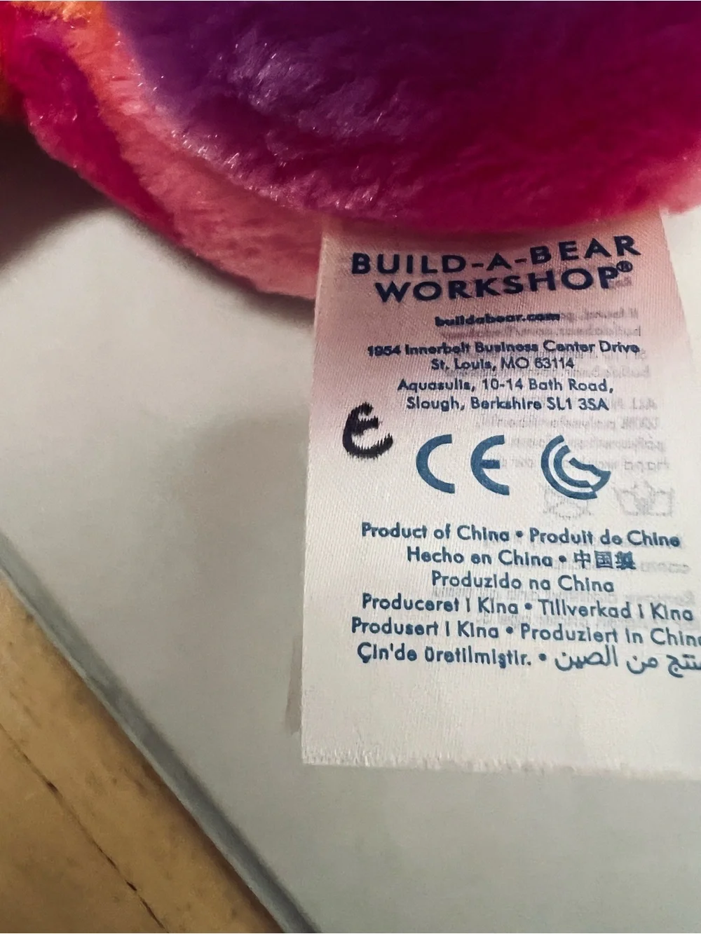 Build-A-Bear Workshop Sunset Bunny Rabbit Myrtle Beach Ombré Plush Animal